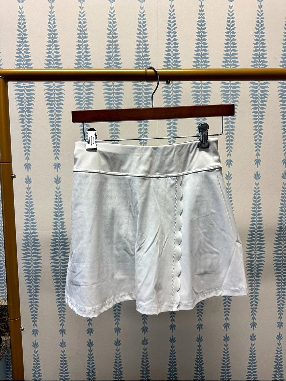 Tuckernuck Tnuck Sport White Scalloped Skort XS